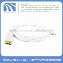 6 FT Mini DP al cable de HDMI 6 FT 1.8M Para Macbook Pro A HDTV